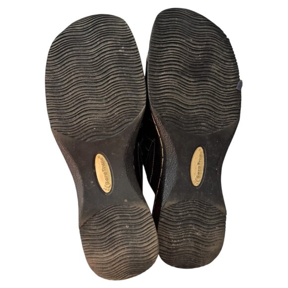 WOMEN'S BARE TRAPS‎ BLACK SLIP ON CLOG CASUAL SHOE SIZE US 7.5M - Picture 4 of 5